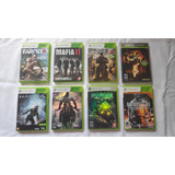 Lote 8 Jogos Xbox 360 Farcry Gears Resident Halo Bioshock