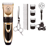 Kit Máquina Grooming Hair Clipper Pet  Recarregável S/fio