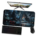 Mousepad Gamer Grande 80x40 - Cyberpunk - Cenário 6