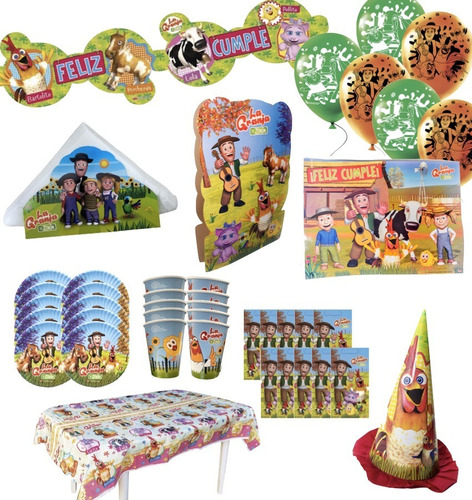 Kit Mesa Descartables + Deco Cumpleaños Vip Disney Oficial