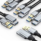 Clavoop Cable De Extension Usb 3.0 Usb 3.0 De Nailon Trenzad