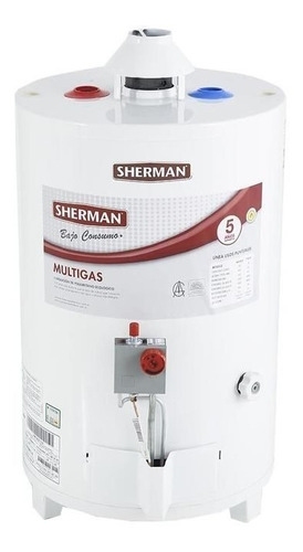 Termotanque A Gas Sherman De Pie 50lts Tpgp050 By Rheem