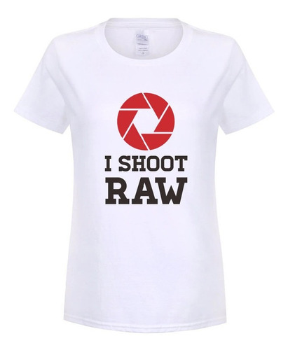 Playera Fotografia Mod 11 I Shoot Raw