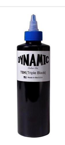 Tinta Para Tatuar Dynamic Dynamic Triple Black 8 Oz.