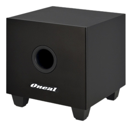 Subwoofer Ativo Oneal Opsb 3110 Preto 170w Rms Residencial