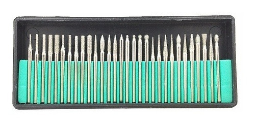 30 Puntas Dremel  2.35mm Fresa De Diamantes Para Amoladora