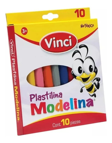 3 Cajas De Plastilina Dixon Con 10 Barras De Colores