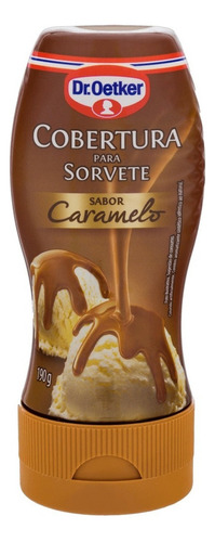 Cobertura Para Sorvete Sabor Caramelo Dr. Oetker 190g