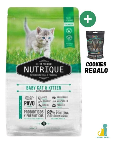 Nutrique Baby Cat & Kitten X 2 Kg - Happy Tails