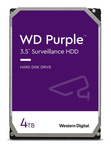 Hd Interno Western Digital  Purple Wd40purz 4tb Roxo Lacrado