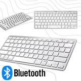 Teclado Bluetooth Sem Fio Tablet Pc Notebook Branco