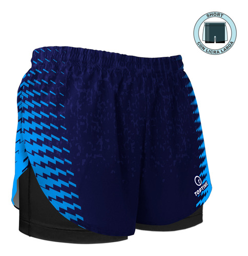 Short Para Correr Running Corto Hombre Mujer Competencia Nrj