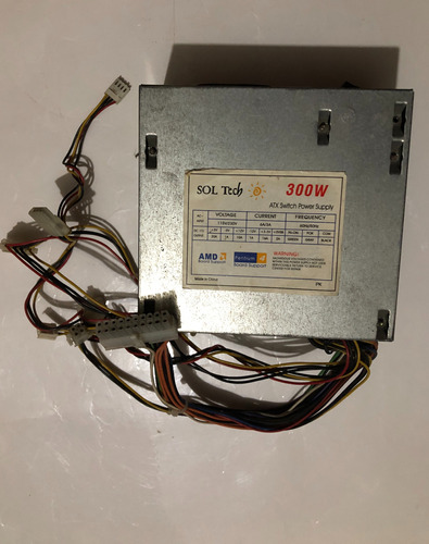 Fuente De Alimentación Soly Tech 300w 115-230v Pce Gris