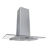 Coifa Ilha 90cm Vidro Reto Fogatti Inox 220v