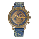 Accutime Assassin Creed Reloj De Pulsera Analógico De Cuarzo