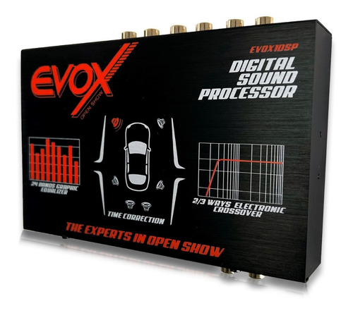 Procesador Digital Audio Dsp Evox Evox1dsp Inalambrico 2 Ch