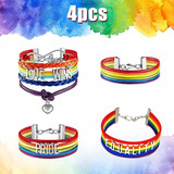 4pz Reloj Pulsera Pride Orgullo Lgbt Rainbow Unisex Casual