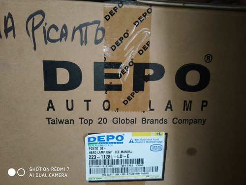 Faro Kia Picanto 2009-2010-2011-2012 Depo Original Foto 5