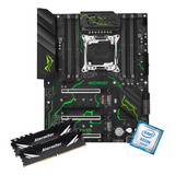 Kit Gamer Placa Mãe Machinist Mr9 Green Xeon E5 2699 V3 32gb