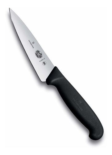 Cuchillo Chef Victorinox® Fibrox Negro, 12cm Color Negro/gris