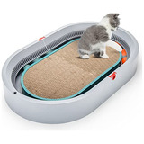 Cama Rascador Para Gatos Ovalada Extra Grande De 66 X 43 Cm 