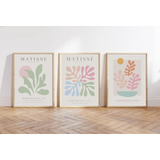Cuadros Minimalistas, Matisse Pastel Color Set  X 3