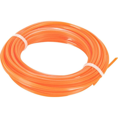 Repuesto Tanza Cuadrada Bordeadora Demalezadora 3mm 10 Mts Color Naranja | MercadoLibre