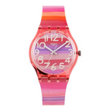 Reloj Mujer Swatch Gp140 Multicolor /relojería Violeta