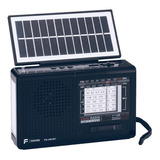 Radio Solar Portátil Fsound Fs-1587bt Preto