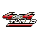 Calcomania Toyota Hilux 4x4 Turbo 2009 - 2015