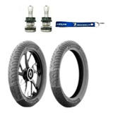 Llantas  120/80-16 Y 90/90-18 Michelin City Extra +valvulas