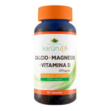 Calcio + Magnesio + Vitamina D  90 Cápsulas  550 Mg