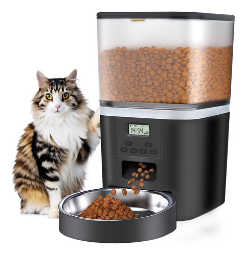 Dispensador Automatico De Alimentos Para Gatos, Alimentador