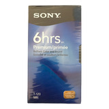 Vhs Original Cassette Virgen Sony Premium 6 Horas T-120