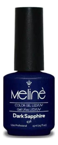 Meliné Semipermanente N° 438 Dark Sapphire X 15 Ml