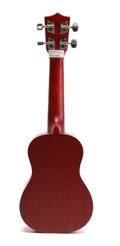 Ukelele De Madera Soprano Profesional Con Funda Y Manual