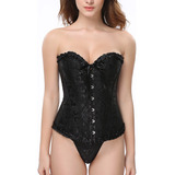 Cinturón Victoriano Columbia Faja Corsette Corset Bordado