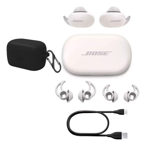 Audífonos In-ear Bose Quietcomfort Earbuds Blanco+ Funda 