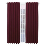 Cortinas Blackout Catania Colores Vianney Bloquean La Luz Color Tinto