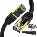Cable Ethernet Zosion Cat 8 De 20 Pies, Cable Lan De Red De 