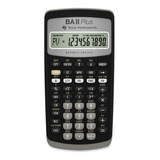 Calculadora Financiera Texas Instruments Baii Plus. Sellada Color Negro