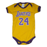 Body De Bebê Infantil Lakers 0 A 12 Meses Basquete!!