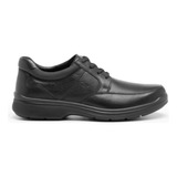 Zapato Caballero Casual Flexi 404801 Piel Clásico Negro