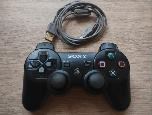 Controle Original Sony Dualshock 3 Sixaxis + Cabo