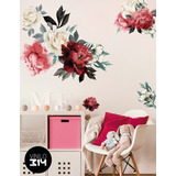 Viniles Decorativos Flores Set Floral Sticker Gigante 02