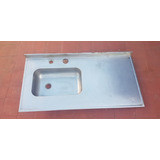 Mesada Acero Inoxidable 120x60 Con Zocalo