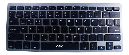 Teclado Wireless Elite Duo Chumbo Tc508 Oex Cor De Teclado Preto Idioma Português Brasil