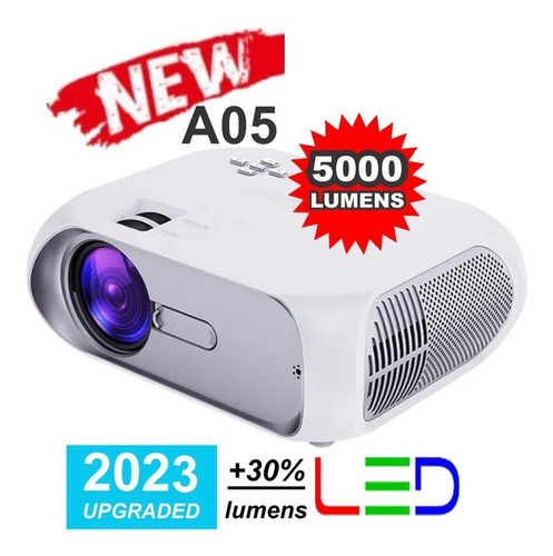 Mini Proyector Led 5000 Lumens Duplicador Pantalla Celulares