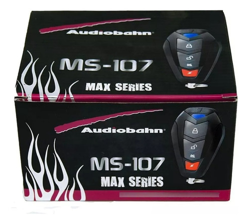 Alarma Para Auto Audiobahn Ms107 + 2 Seguros Y 3 Relevadores