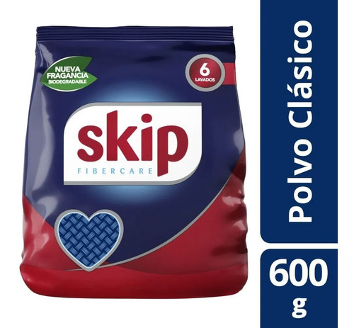 Skip Jabon En Polvo Baja Espuma 600gr